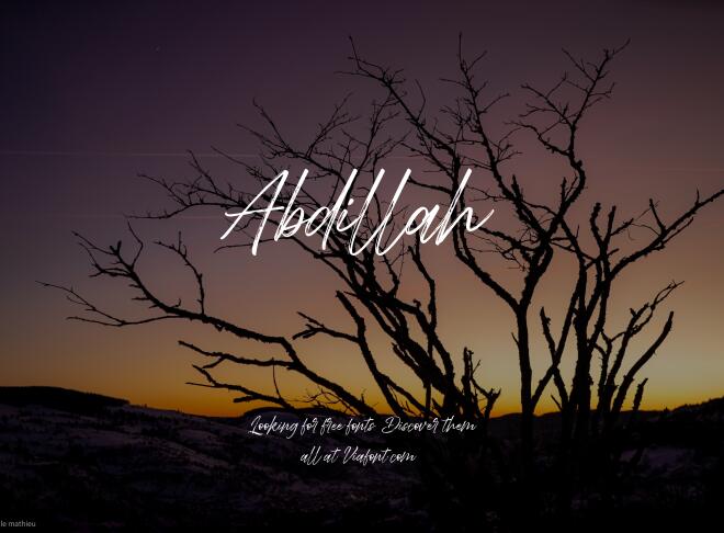 Abdillah Font
