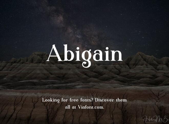 Abigain Font