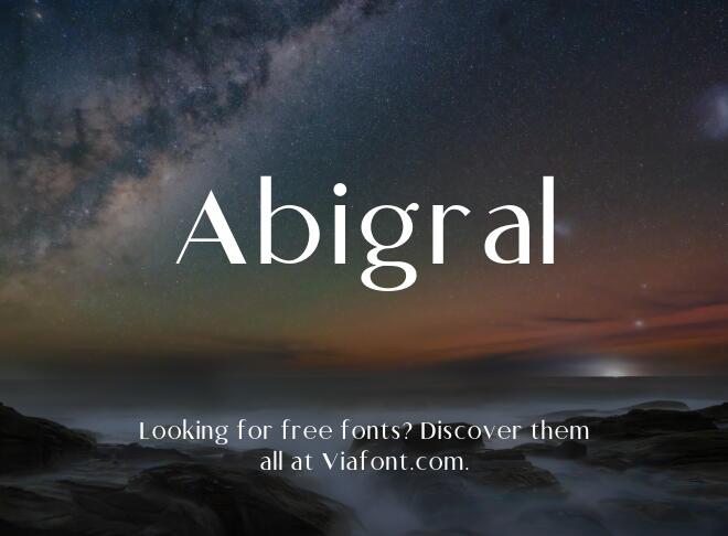 Abigral Font