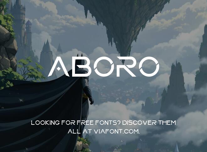Aboro Font