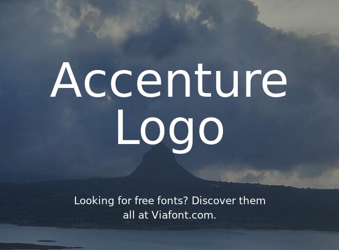 Accenture Logo Font