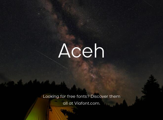 Aceh Font