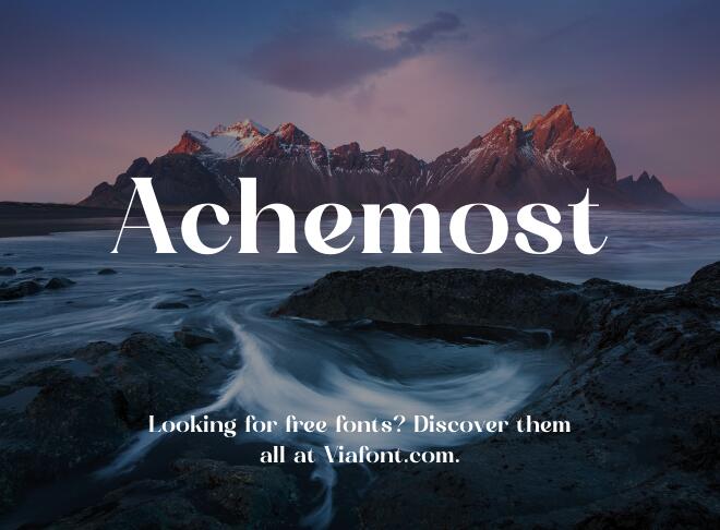 Achemost Font