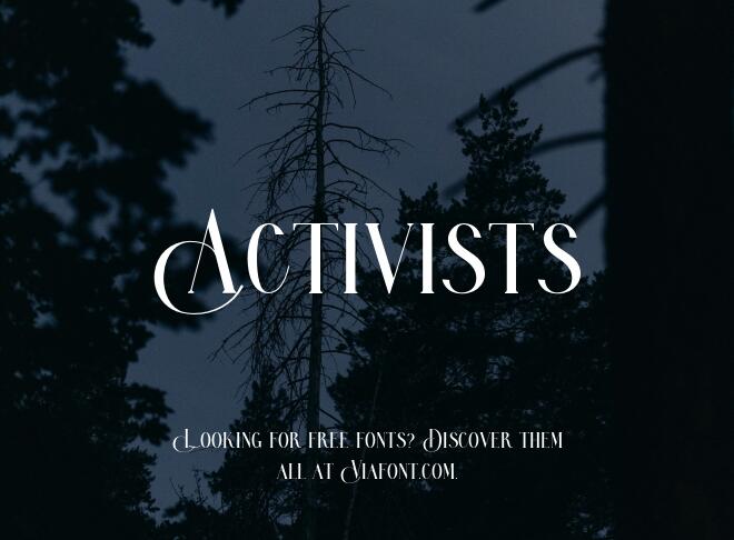 Activists Font