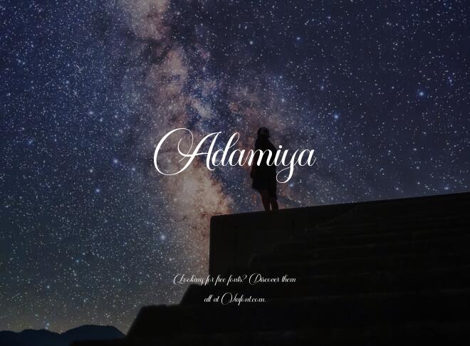 Adamiya Font