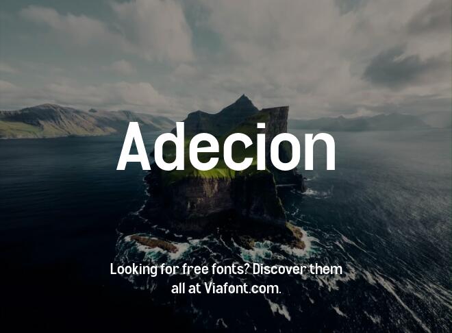 Adecion Font