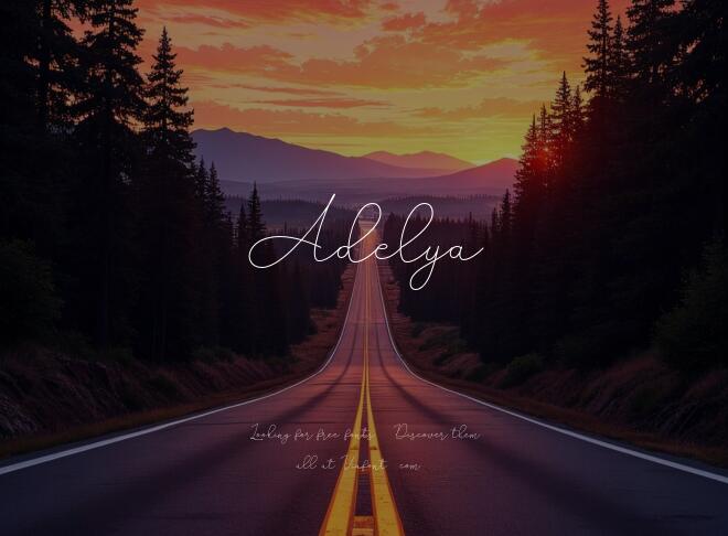 Adelya Font