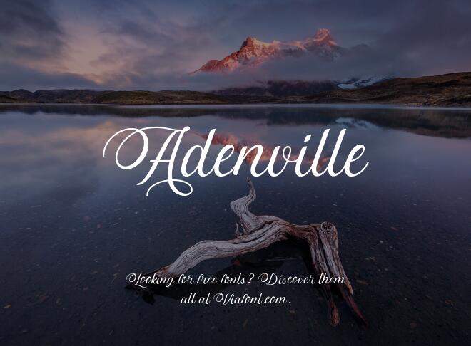 Adenville Font