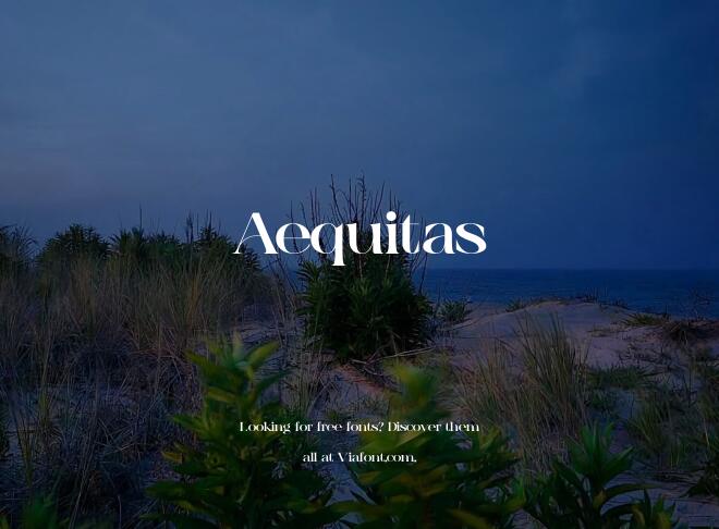 Aequitas Font