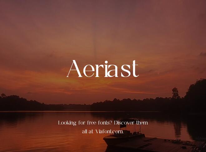 Aeriast Font