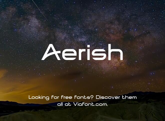 Aerish Font