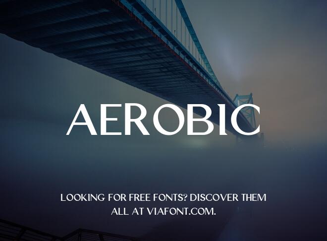 Aerobic Font