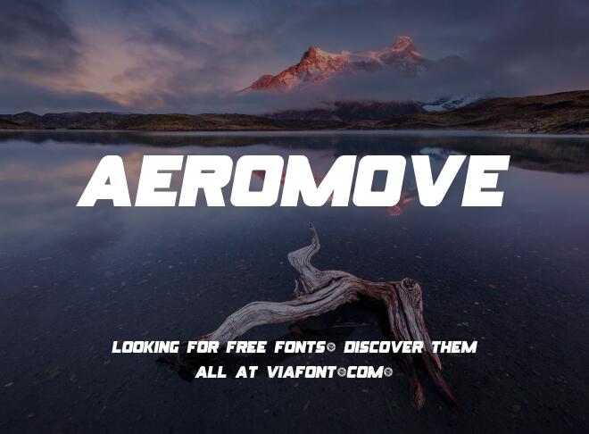 Aeromove Font