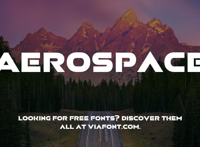 Aerospace Font
