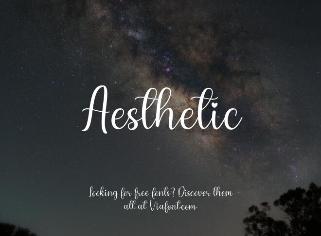 Aesthetic Font