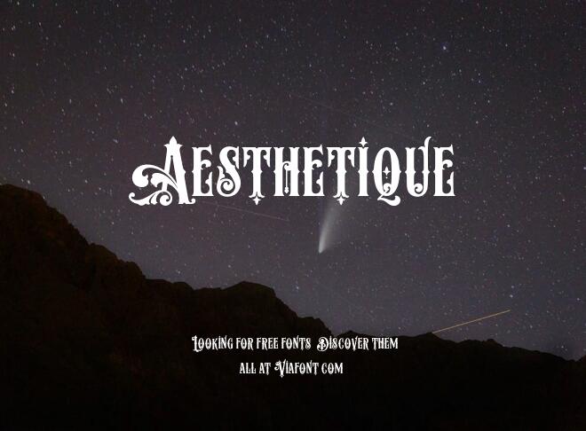 Aesthetique Font