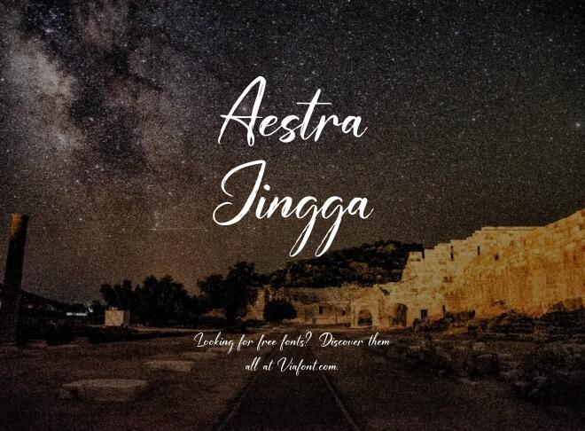 Aestra Jingga Font
