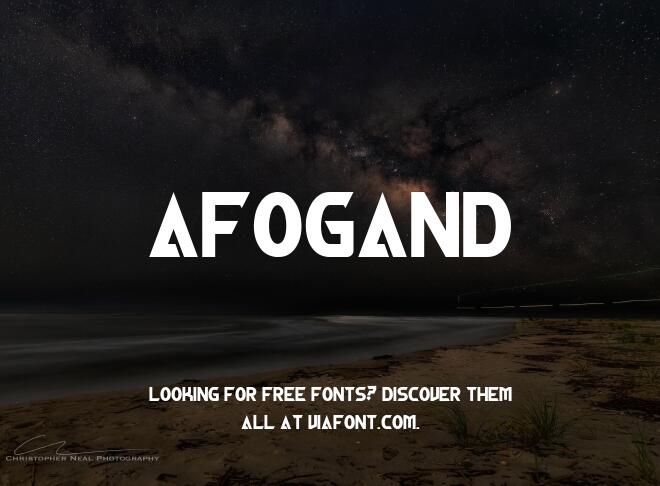 Afogand Font