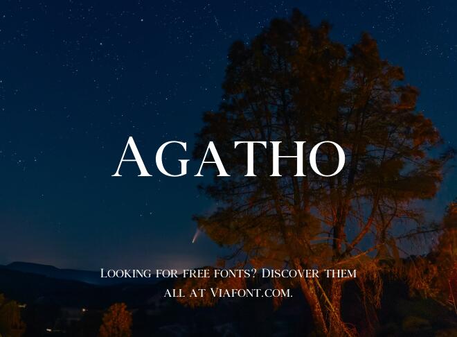 Agatho Font