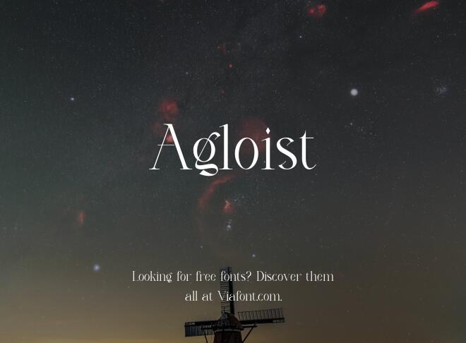 Agloist Font