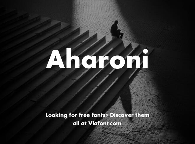 Aharoni Font