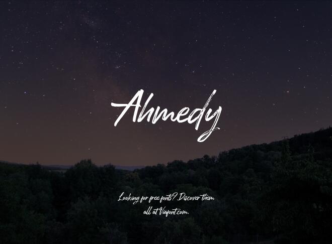 Ahmedy Font
