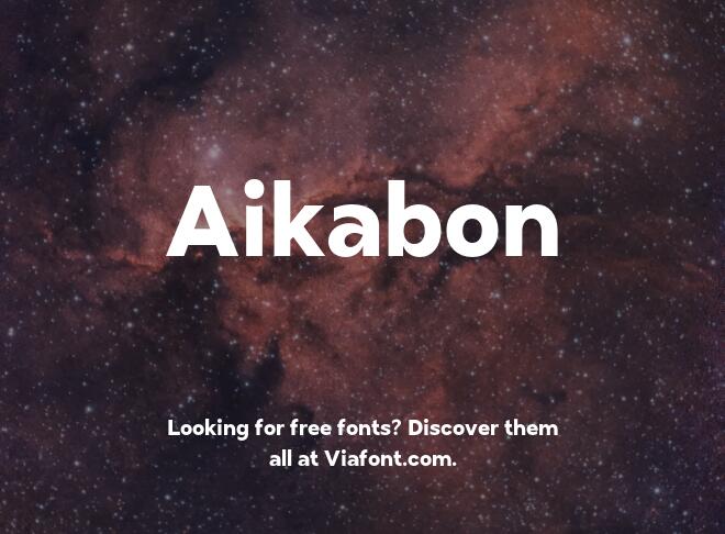 Aikabon Font