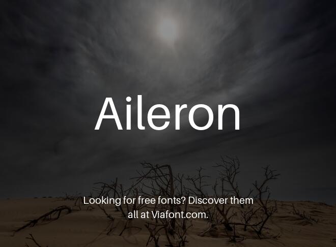 Aileron Font