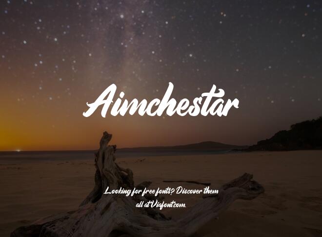 Aimchestar Font
