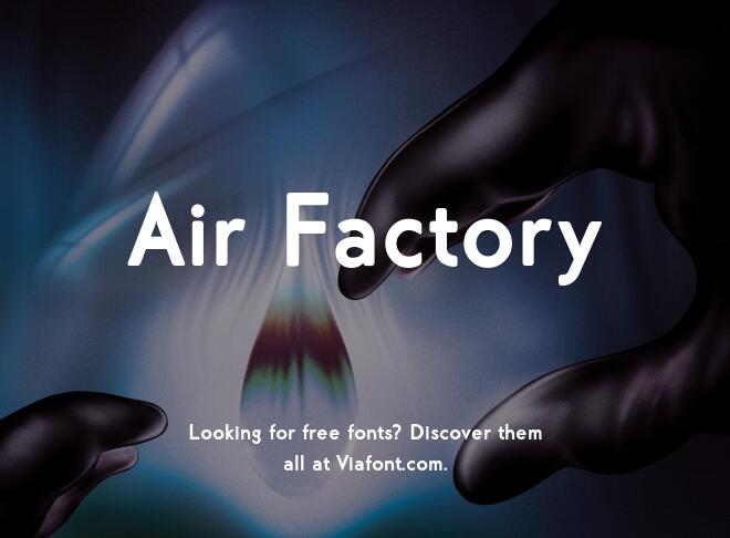 Air Factory Font