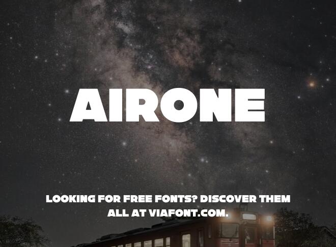 Airone Font