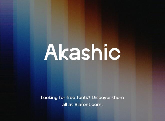 Akashic Font