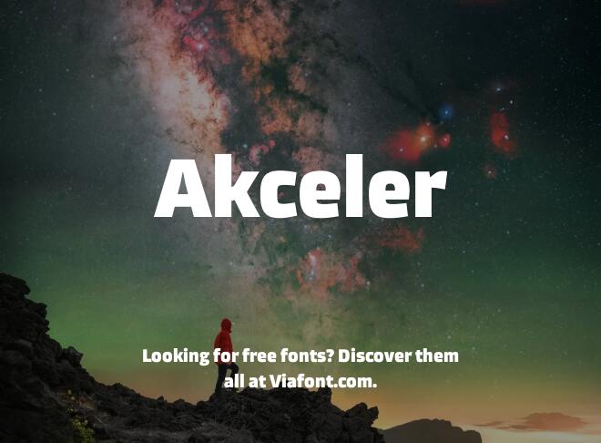 Akceler Font Family