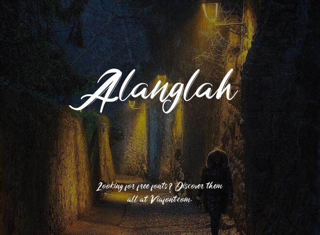 Alanglah Font
