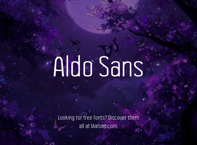 Aldo Sans Font