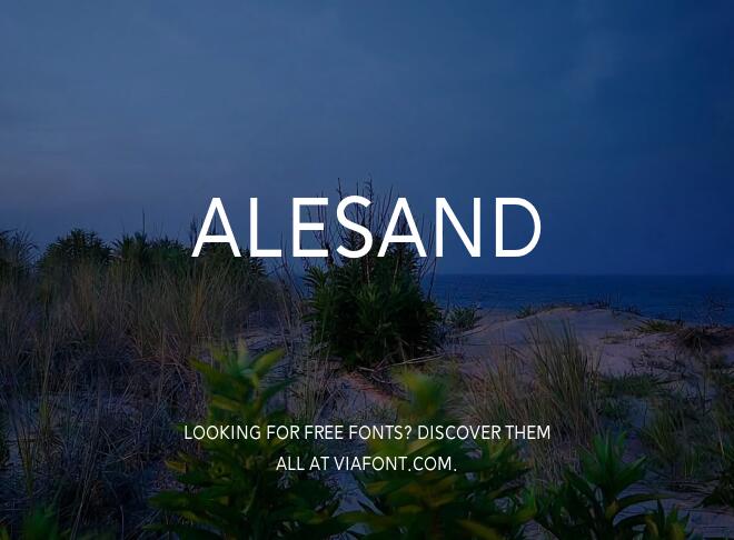 Alesand Font