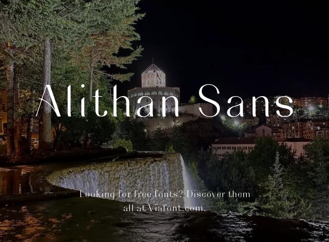Alithan Sans Font