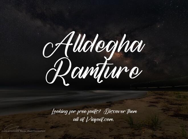 Alldegha Ramture Font