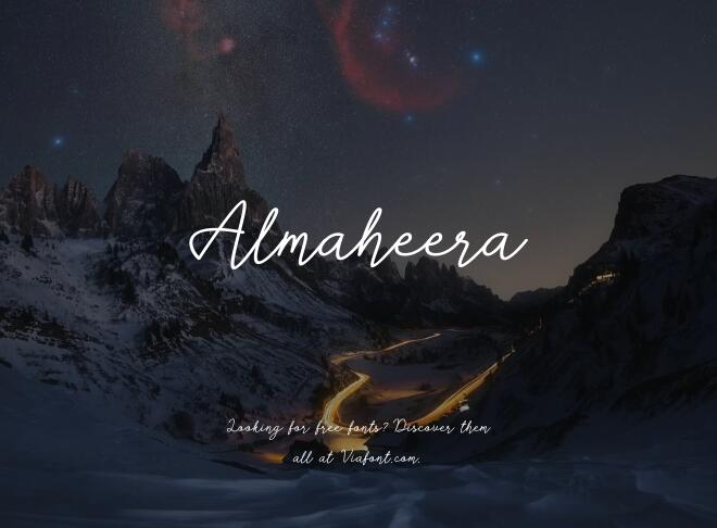 Almaheera Font