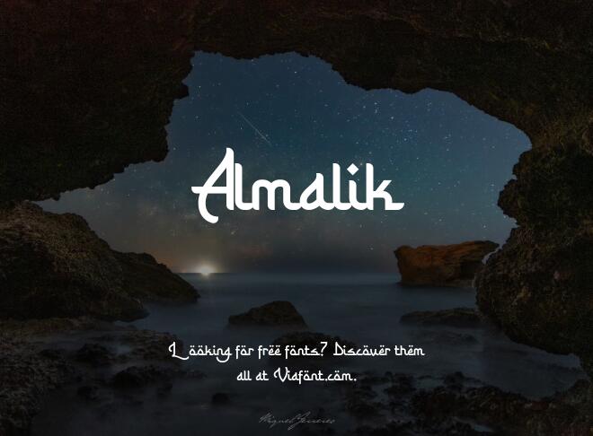 Almalik Font