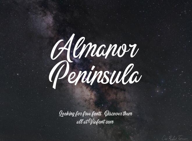 Almanor Peninsula Font