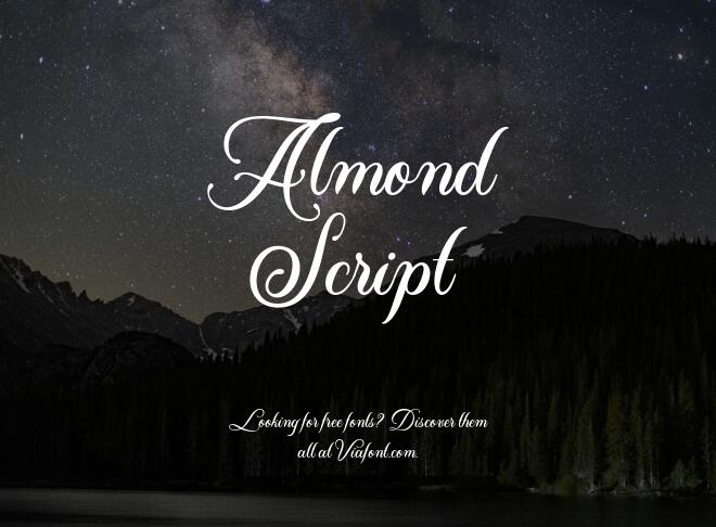 Almond Script Font