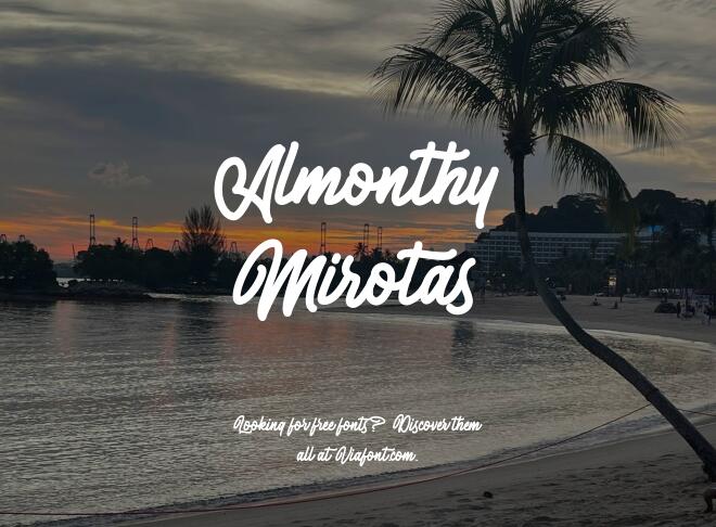 Almonthy Mirotas Font