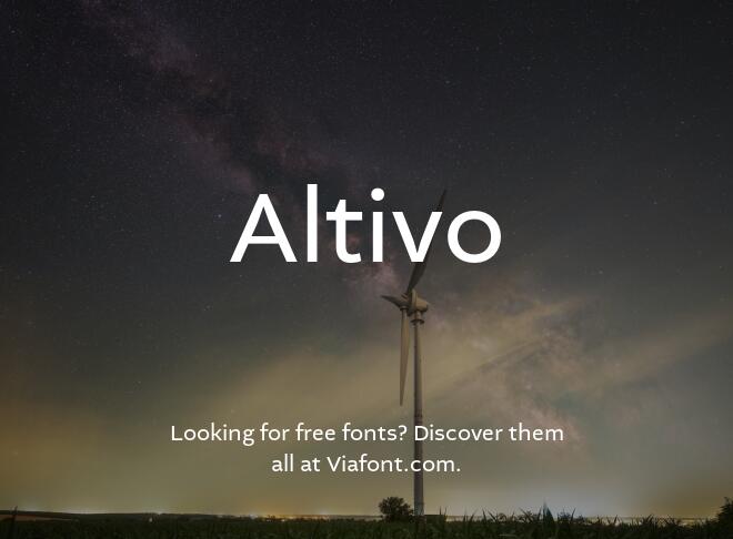 Altivo Font