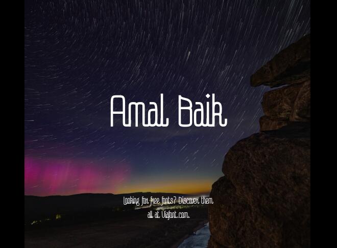 Amal Baik Font