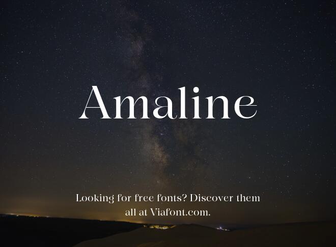 Amaline Font