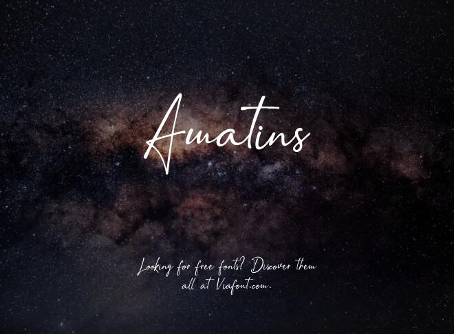 Amatins Font