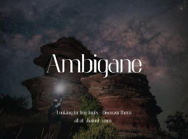 Ambigane Font