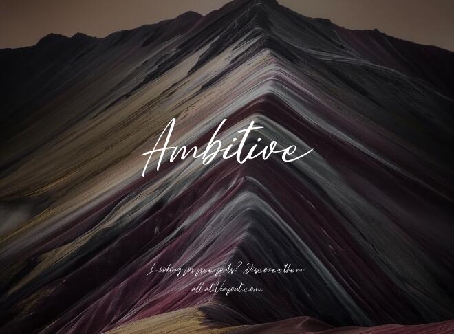 Ambitive Font