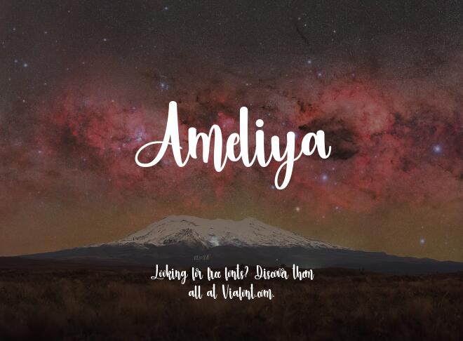 Ameliya Font